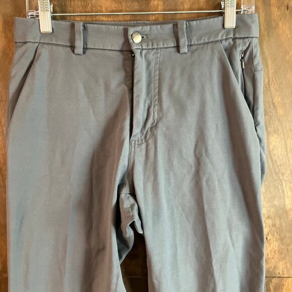 Lululemon Mens Pants Gray Commission Straight Leg Casual Stretch 28 - Picture 2 of 11